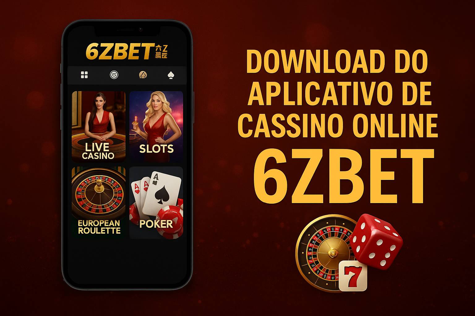 Baixar o 6ZBET Cassino App