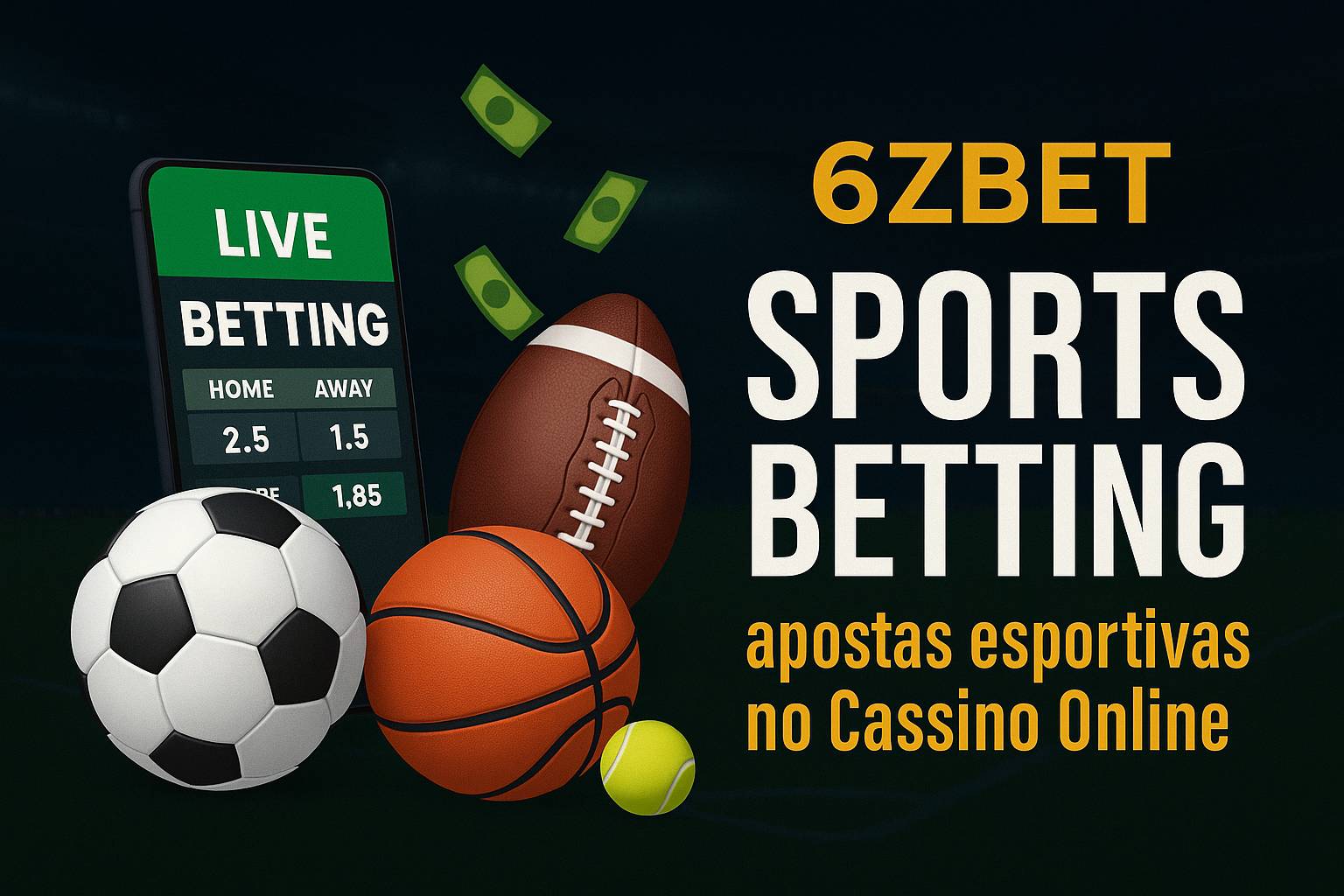 Apostas esportivas no cassino online 6ZBET