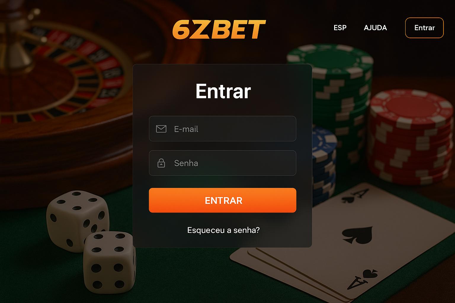 Login no Cassino 6ZBET